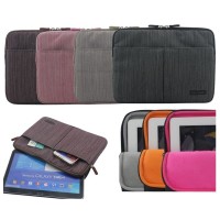 High quality nylon tablet Sleeve  for Samsung Galaxy Tab 9.7/10.1/10.5 for  Surface Pro 6