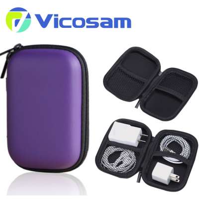 China direct factory best quality and cheap purple portable hard eva case